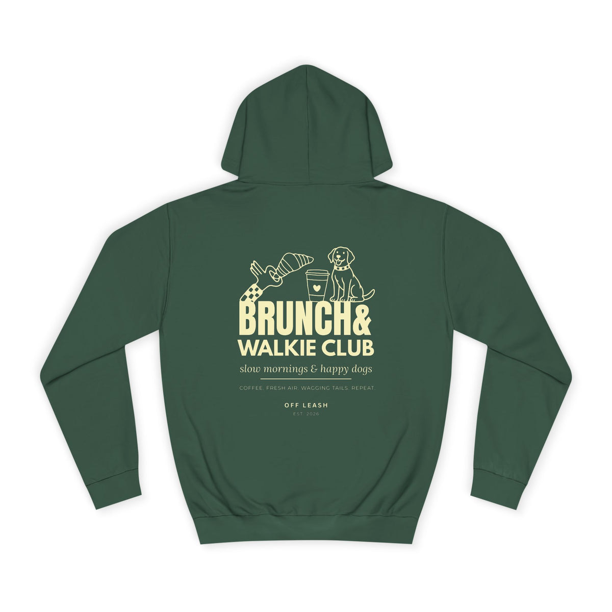 Brunch & Walkie Club Hoodie OFFLEASH, Unisex