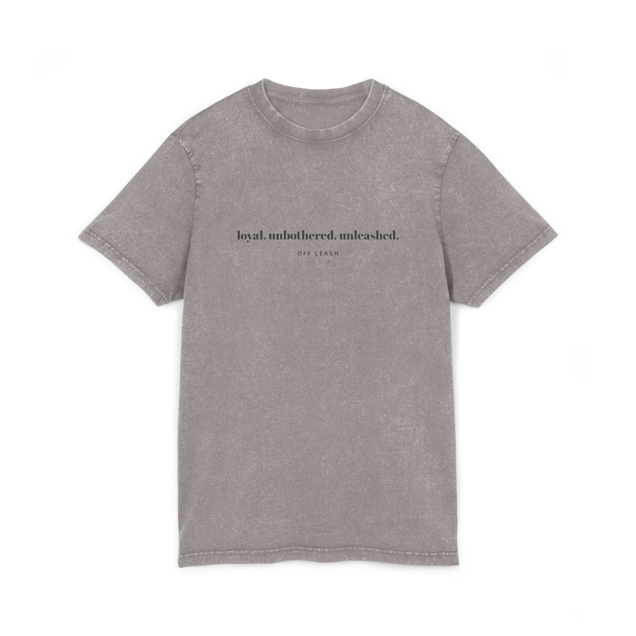 Loyal. Unbothered. Unleashed.  Vintage T-Shirt OFFLEASH 100 % Baumwolle