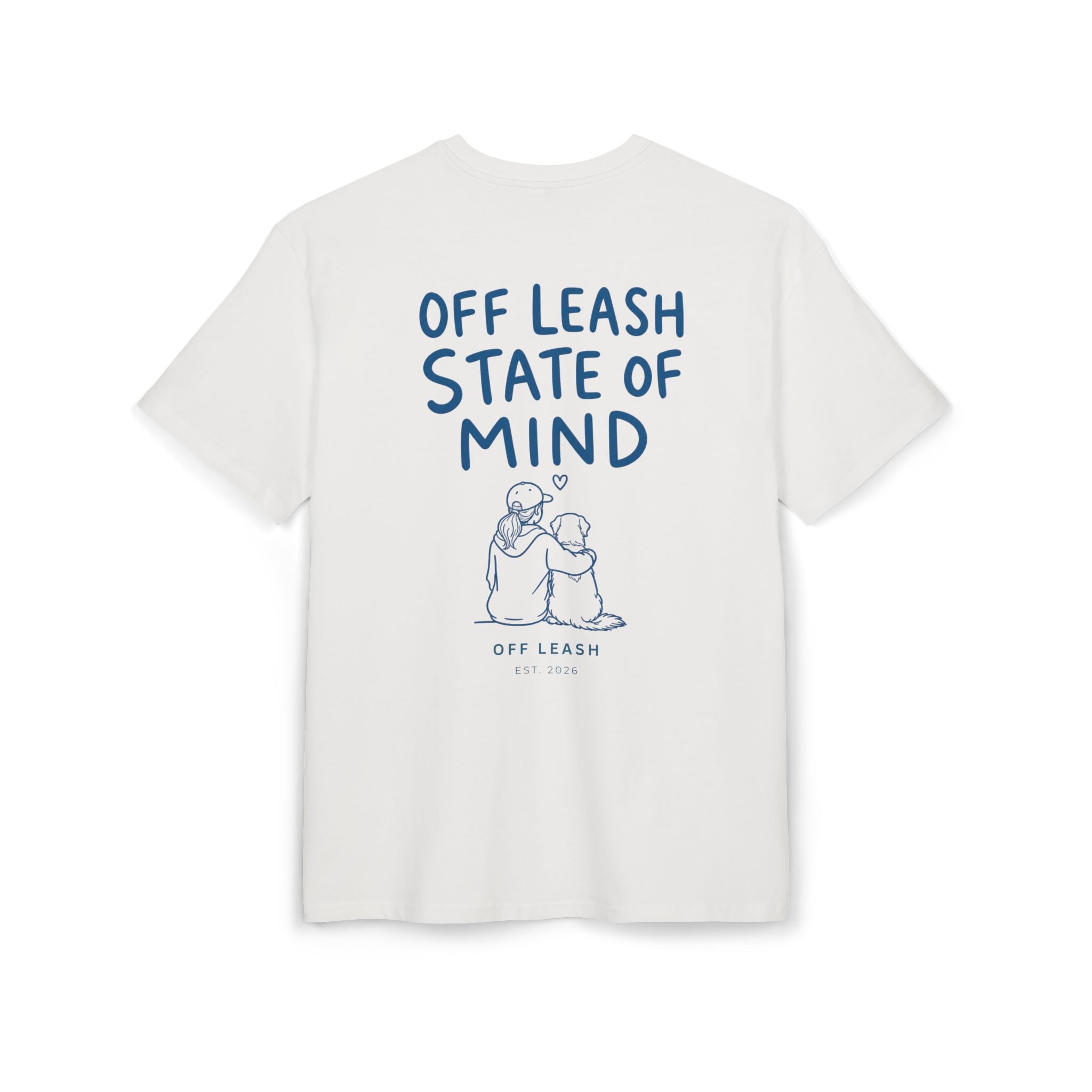 Oversize Shirt "Off Leash State of Mind"