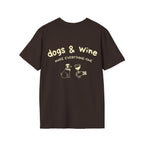 Dogs & Wine T-Shirt OFFLEASH, 100% Baumwolle