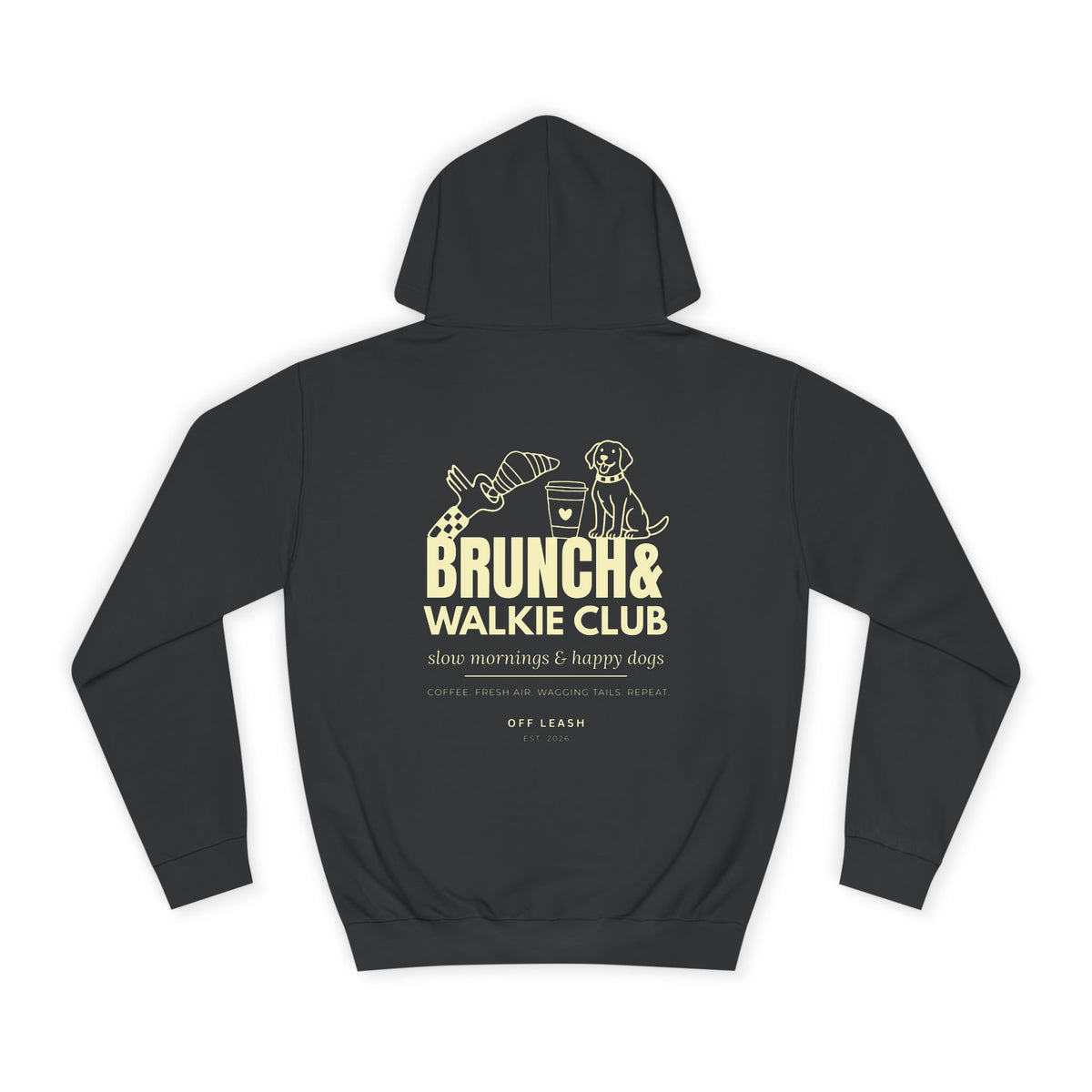 Brunch & Walkie Club Hoodie OFFLEASH, Unisex