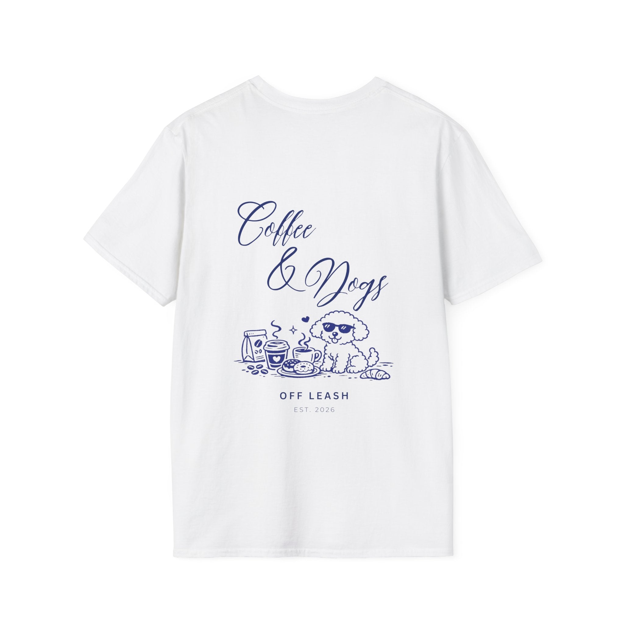 Coffee & Dogs T-Shirt OFFLEASH - 100% Baumwolle