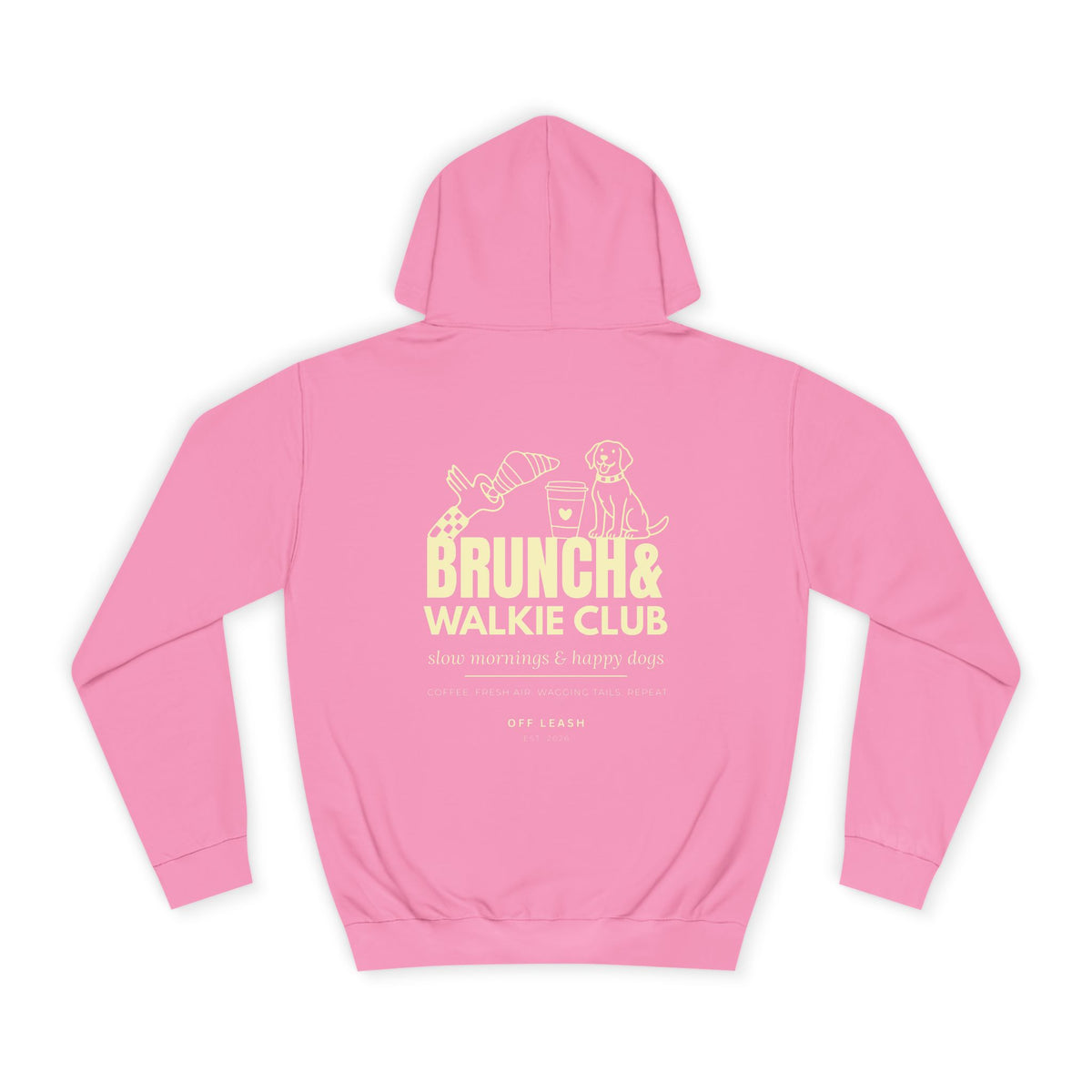 Brunch & Walkie Club Hoodie OFFLEASH, Unisex