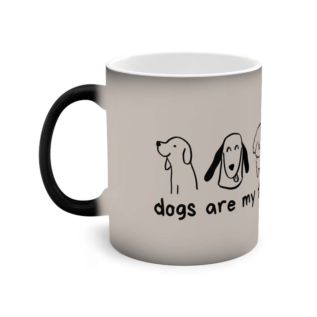 Dogs Are My Favourite People – Farbwechsel-Tasse