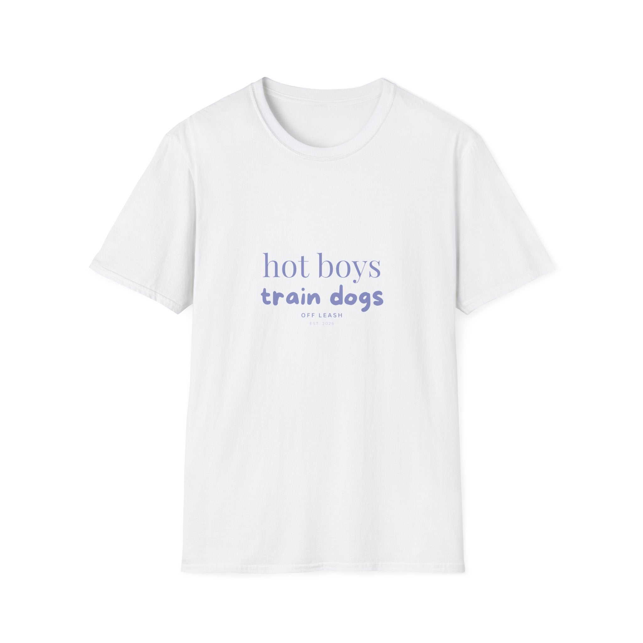 hot boys train dogs T-Shirt, 100% Baumwolle