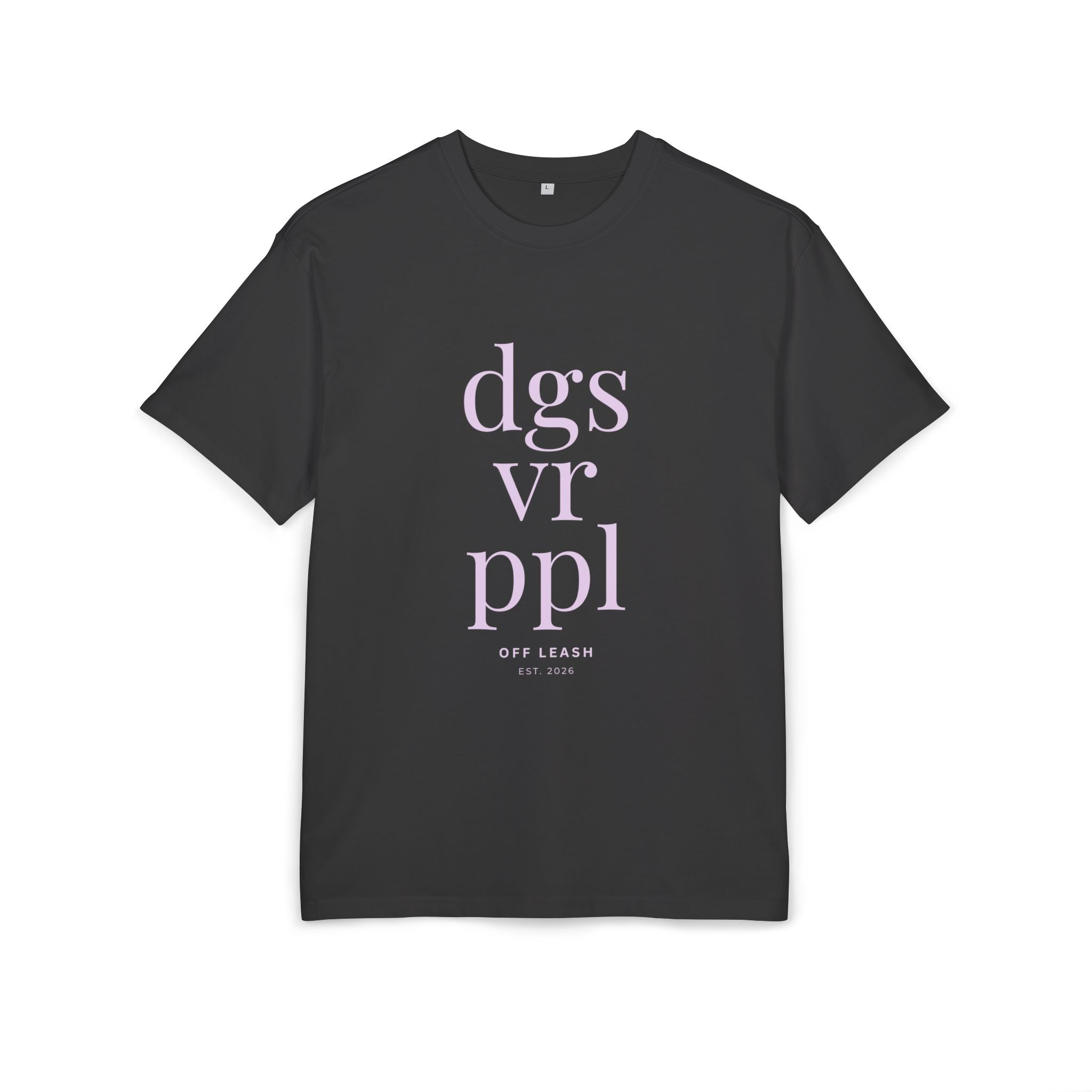 Dogs Over People – Oversized T-Shirt, 100% Baumwolle