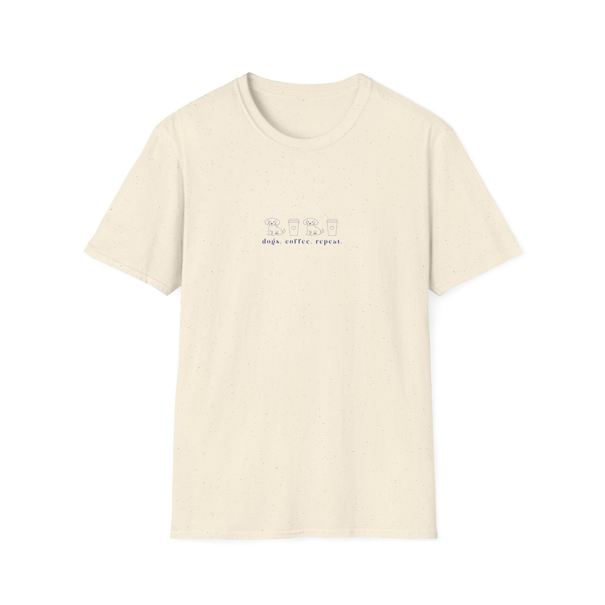 Dogs. Coffee. Repeat. - OFFLEASH Shirt, 100% Baumwolle