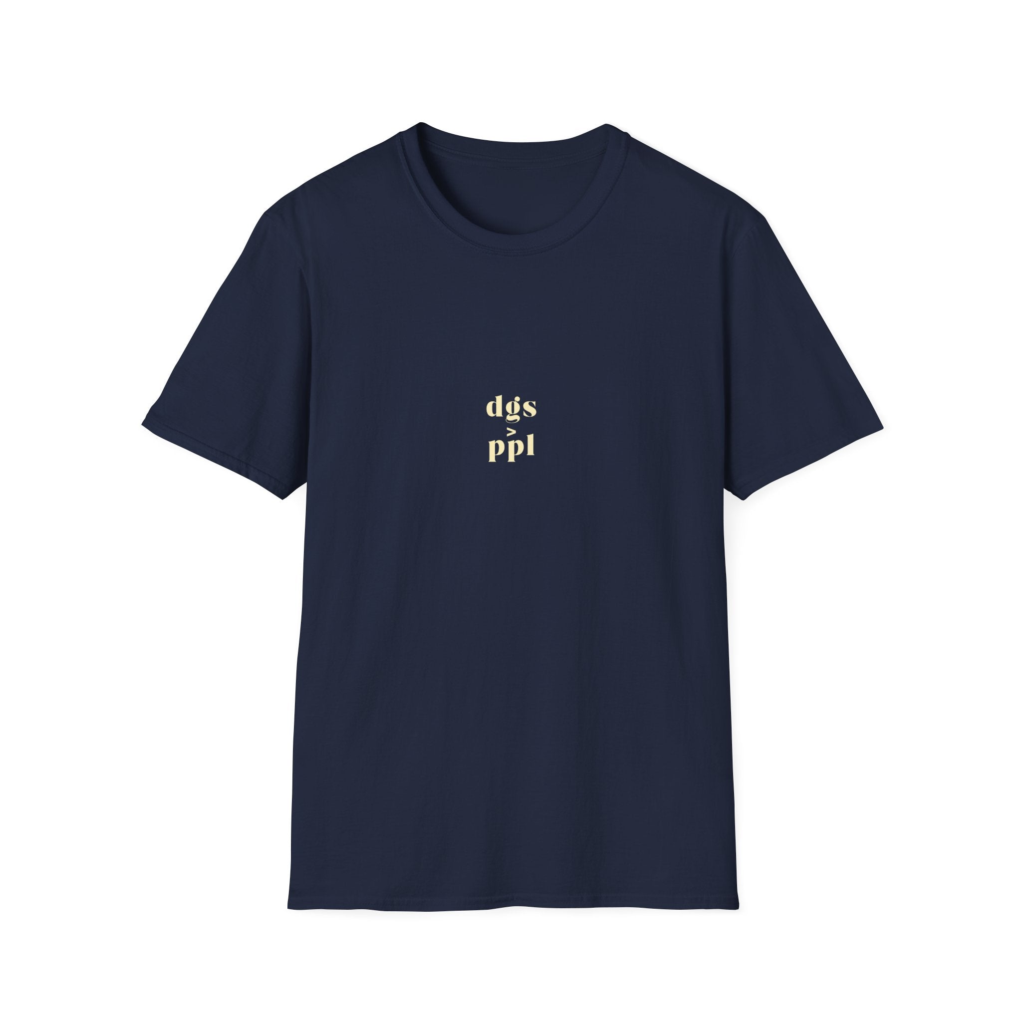 Dogs over people T-Shirt, 100% Baumwolle