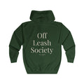 Off Leash Society Zipper Hoodie, OFFLEASH