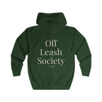 Off Leash Society Zipper Hoodie, OFFLEASH