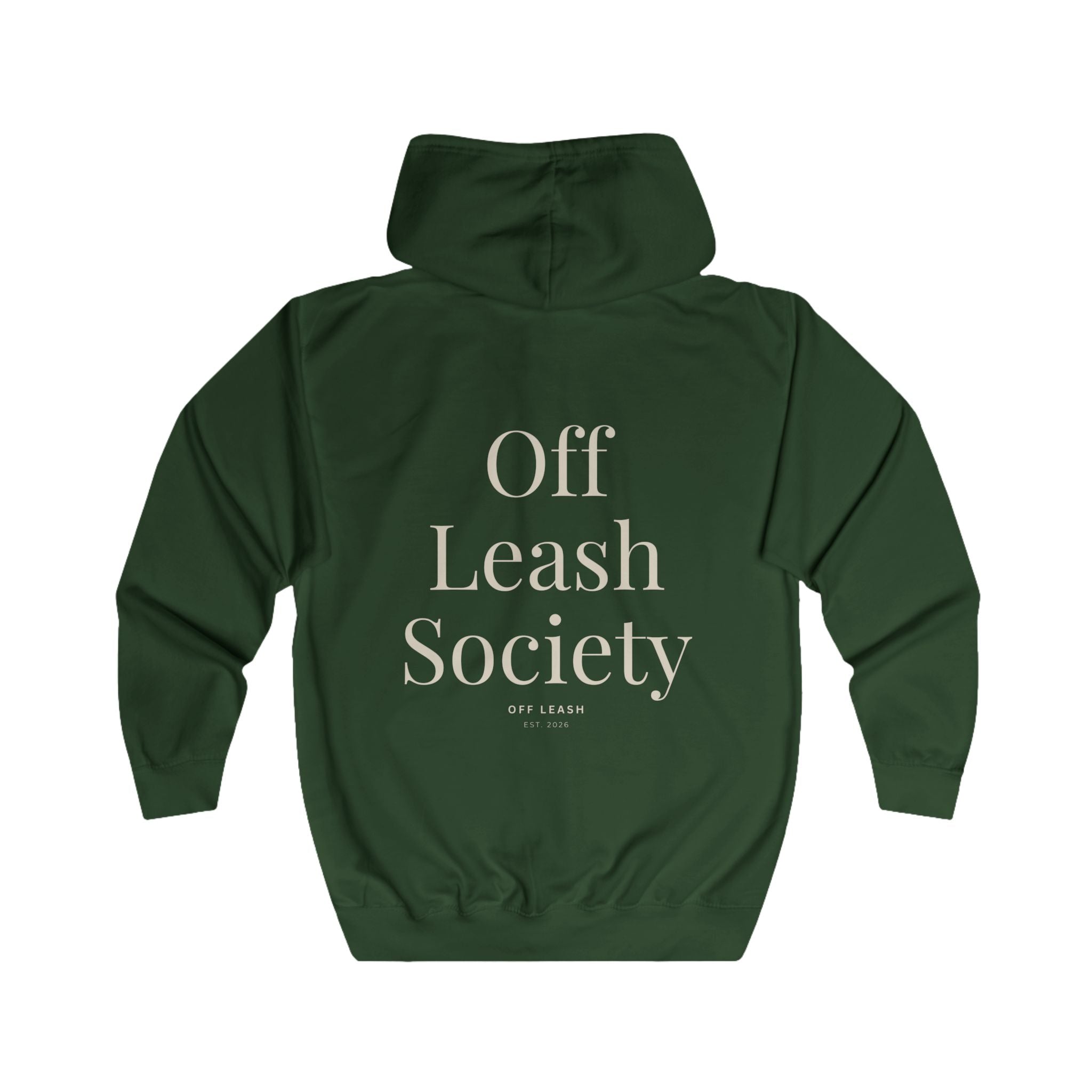 Off Leash Society Zipper Hoodie, OFFLEASH