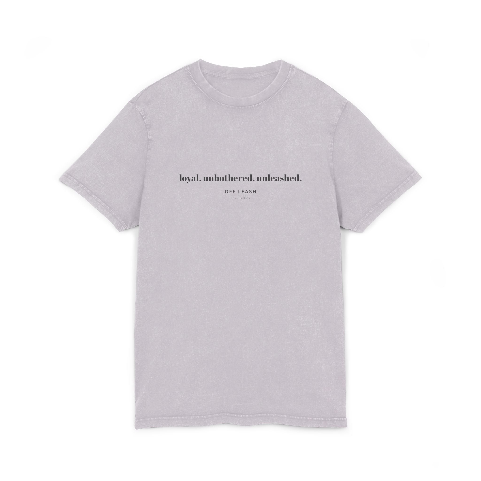 Loyal. Unbothered. Unleashed.  Vintage T-Shirt OFFLEASH 100 % Baumwolle