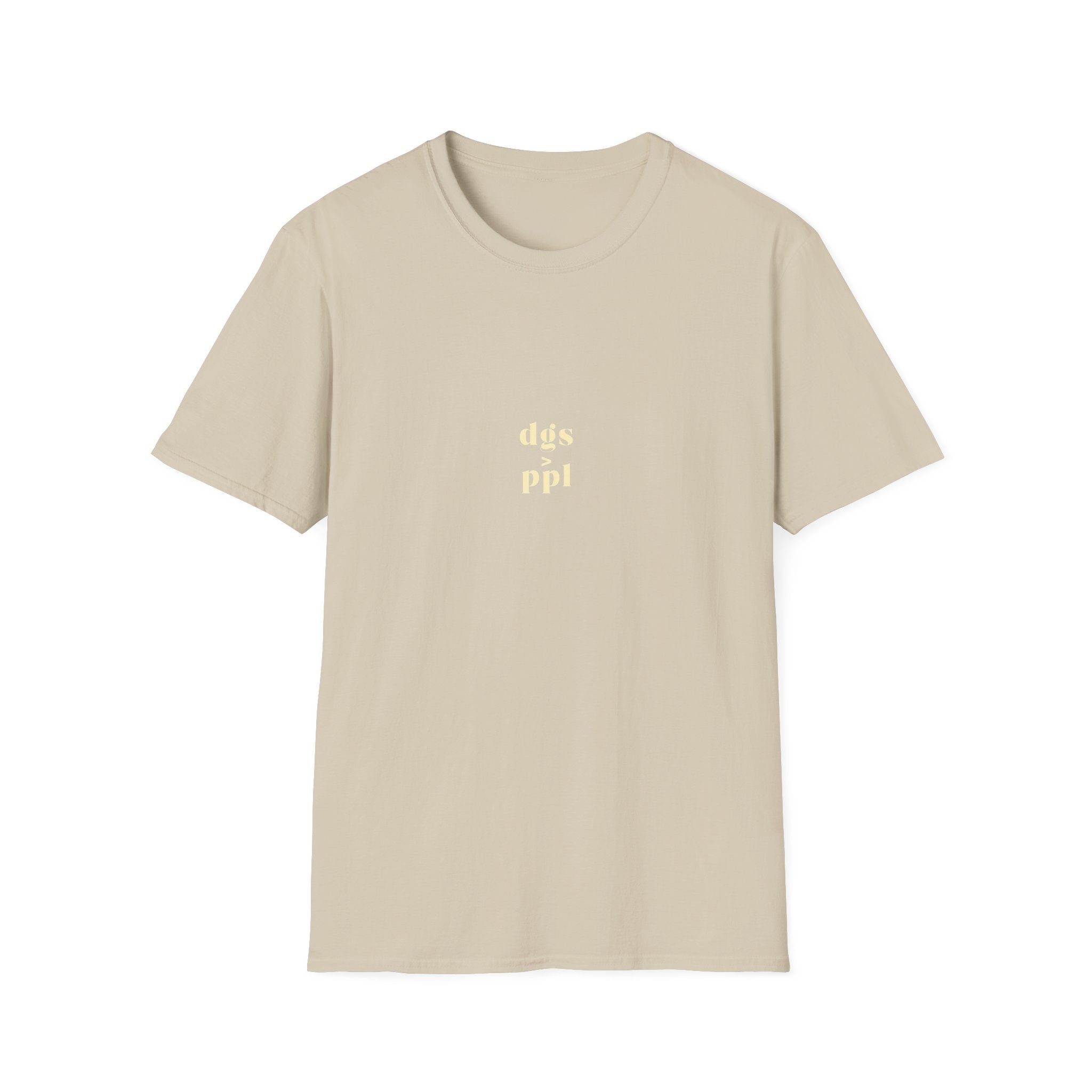 Dogs over people T-Shirt, 100% Baumwolle