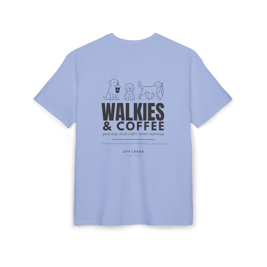 Walkies & Coffee Oversized T-Shirt OFFLEASH, 100% Baumwolle