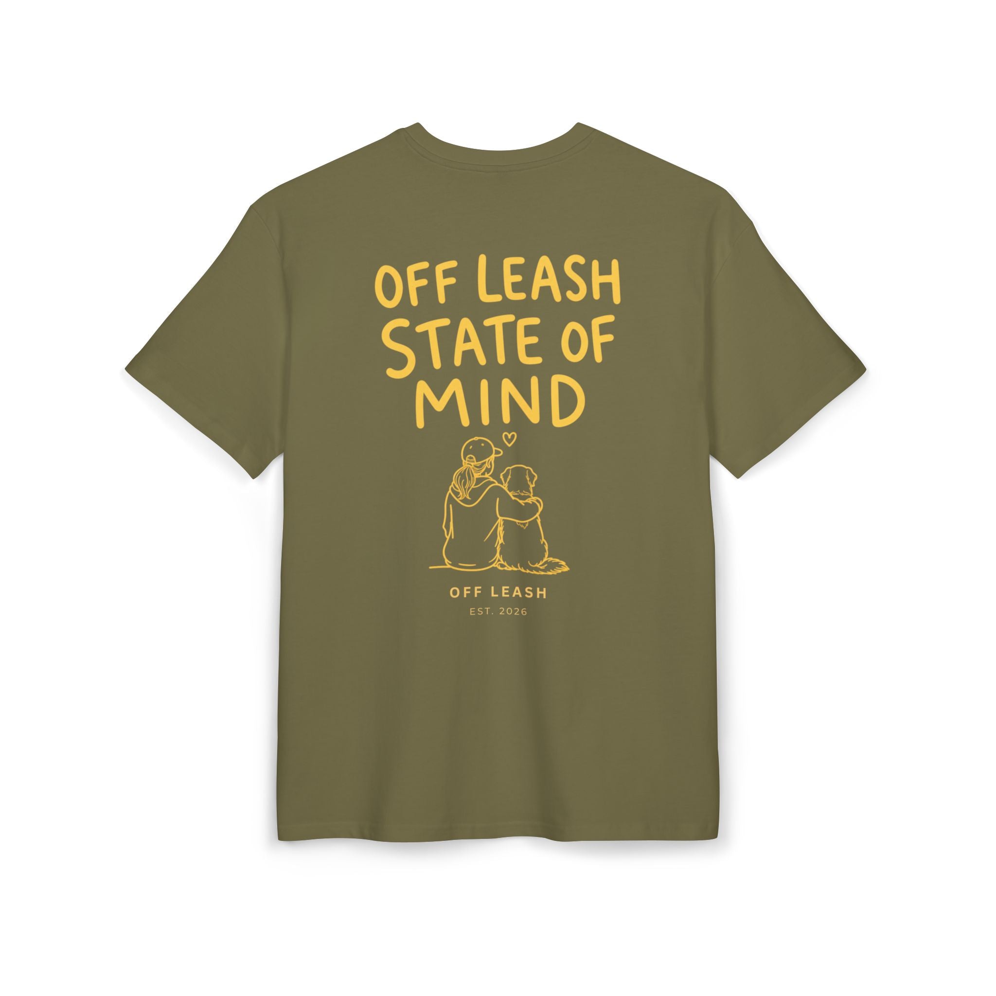 Oversize Shirt "Off Leash State of Mind"