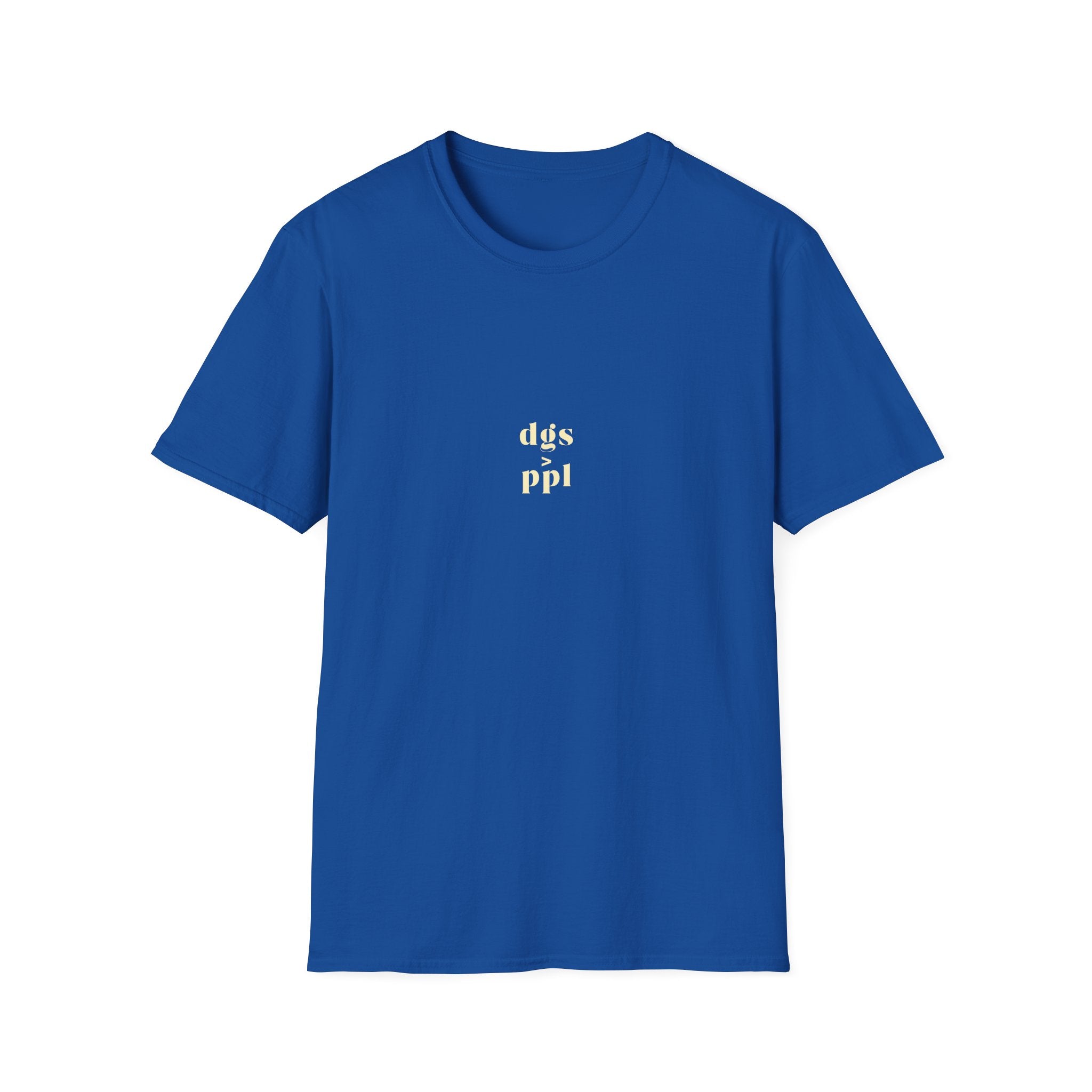 Dogs over people T-Shirt, 100% Baumwolle