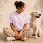 Oversize Shirt "Off Leash State of Mind"