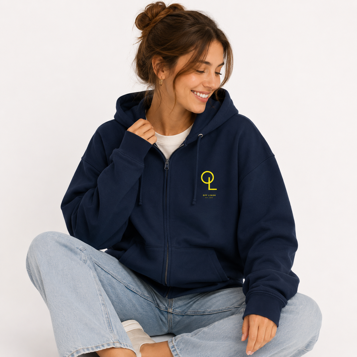 Gassi Club goes Neon – Zipper Hoodie
