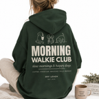 Morning Walkie Club Hoodie, OFFLEASH Hoodie Unisex
