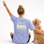 Brunch & Walkie Club Oversized T-Shirt OFFLEASH, 100% Baumwolle