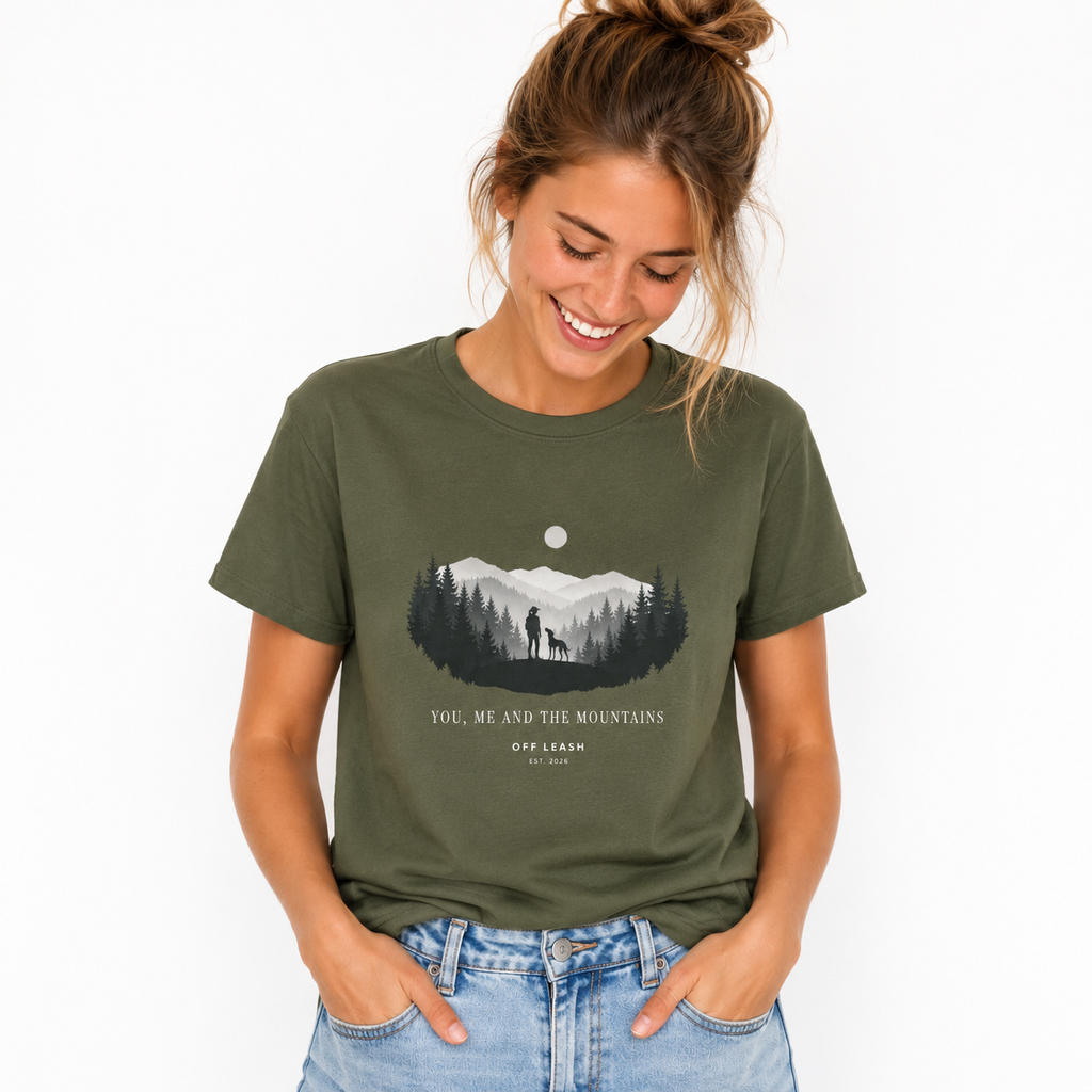 You, Me and the Mountains, T-Shirt 100% Baumwolle
