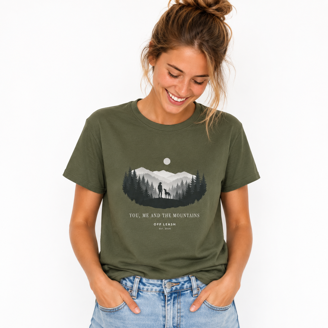 You, Me and the Mountains, T-Shirt 100% Baumwolle