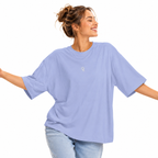 Oversized T-Shirt „I choose dog shit over bullshit.“, 100% Baumwolle