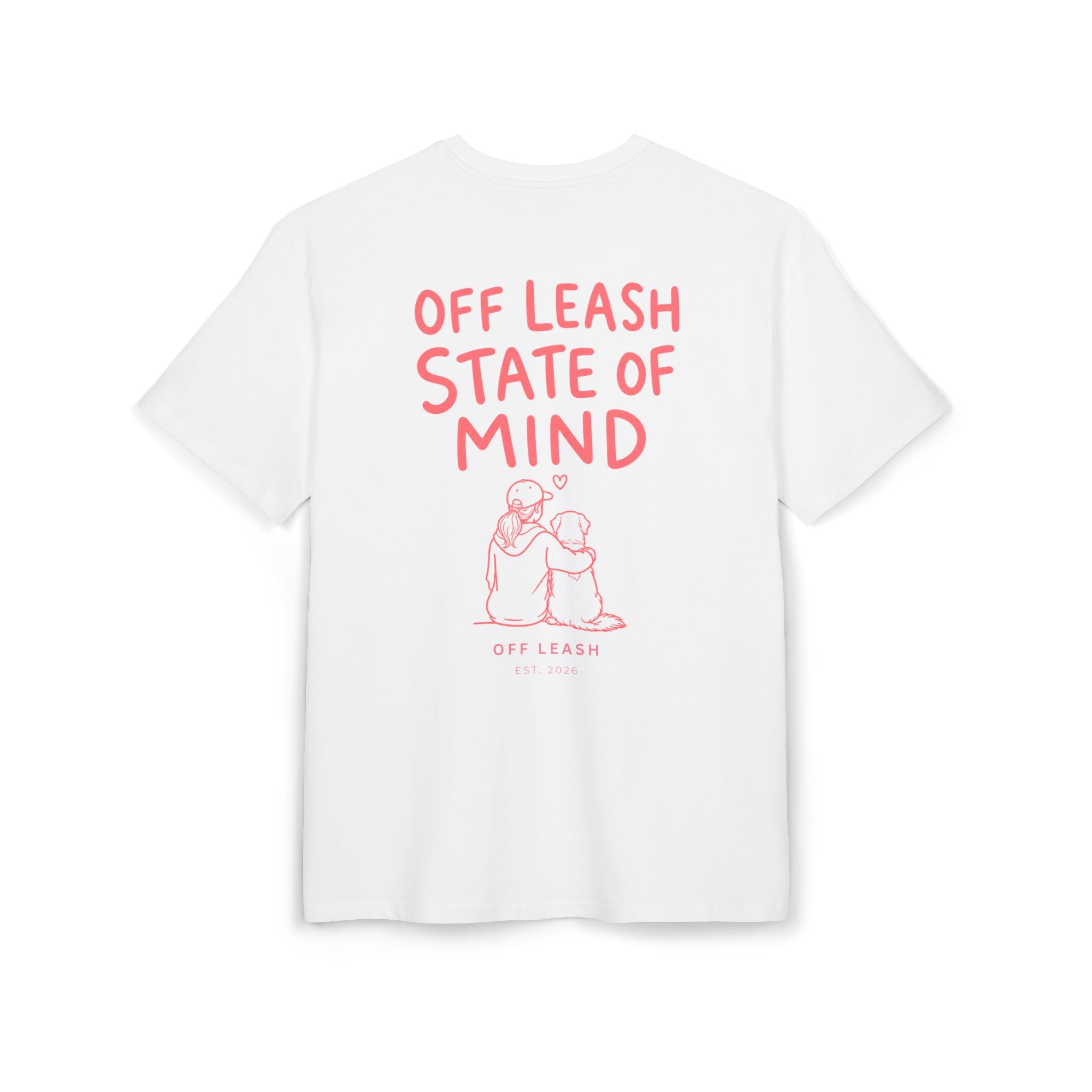 Oversize Shirt "Off Leash State of Mind"