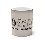 Dogs Are My Favourite People – Farbwechsel-Tasse