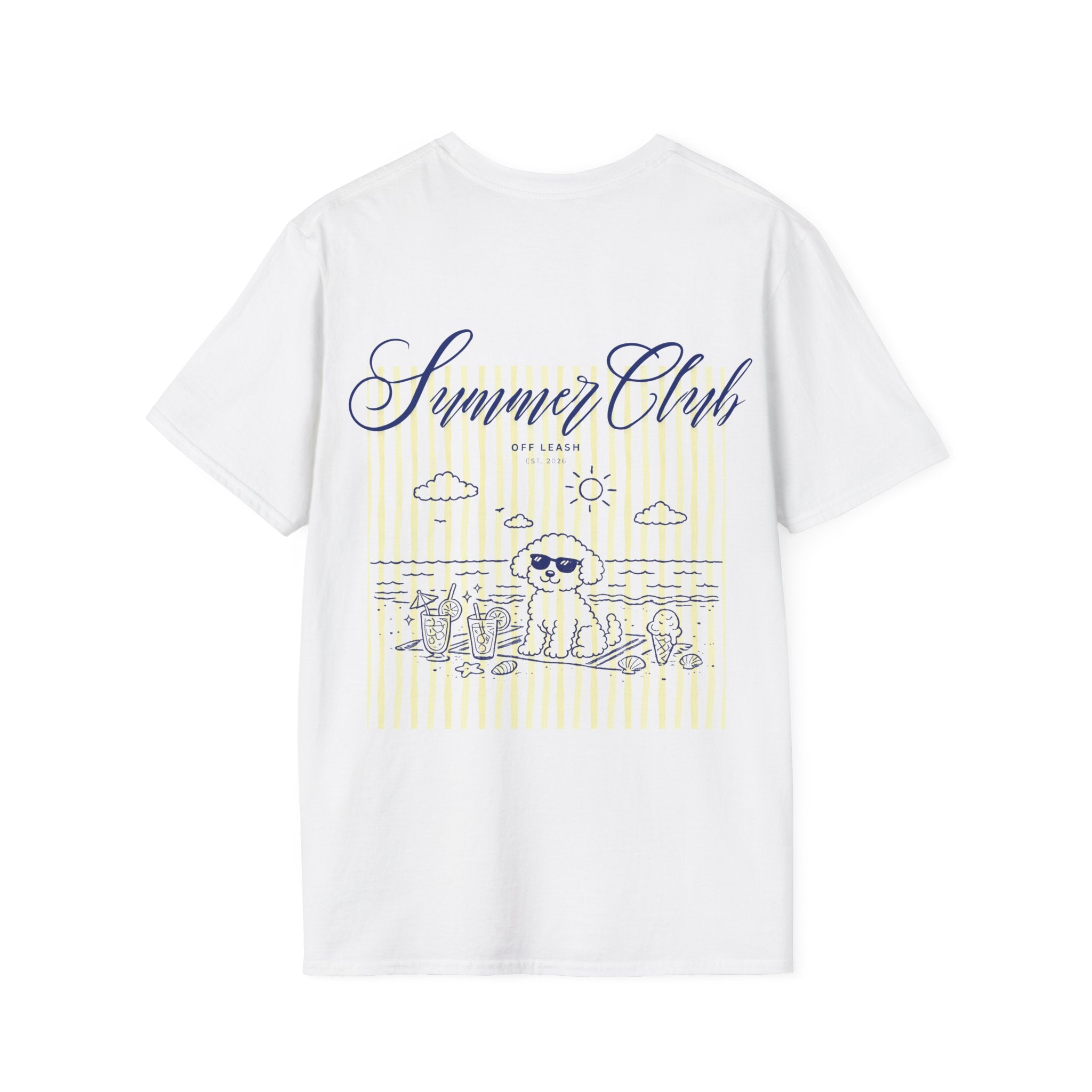 Summer Club T-Shirt OFFLEASH - 100% Baumwolle