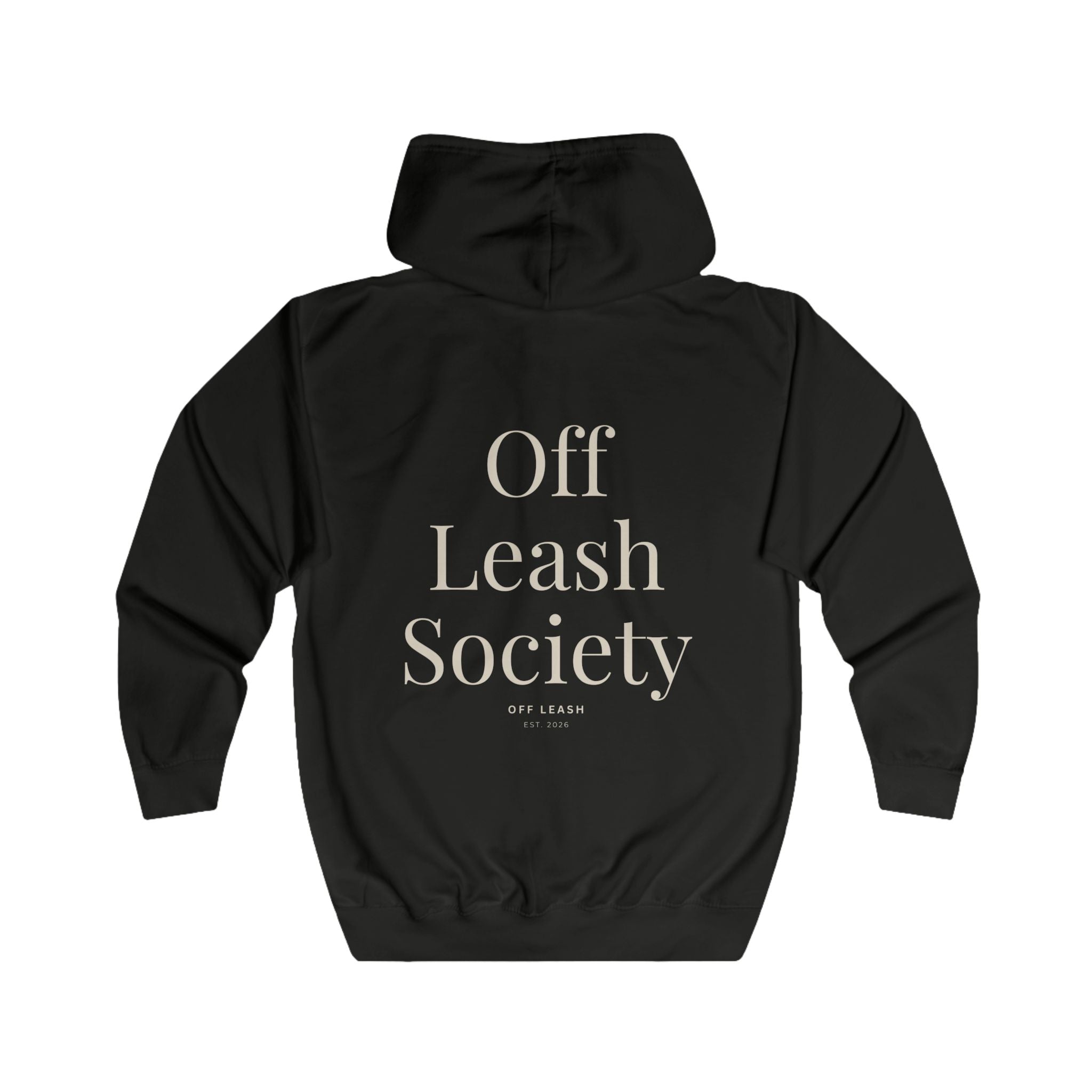Off Leash Society Zipper Hoodie, OFFLEASH