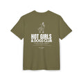 Hot Girls & Dogs Club T-Shirt Oversized, 100% Baumwolle
