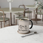 coffee. dogs. repeat. - Farbwechsel-Tasse