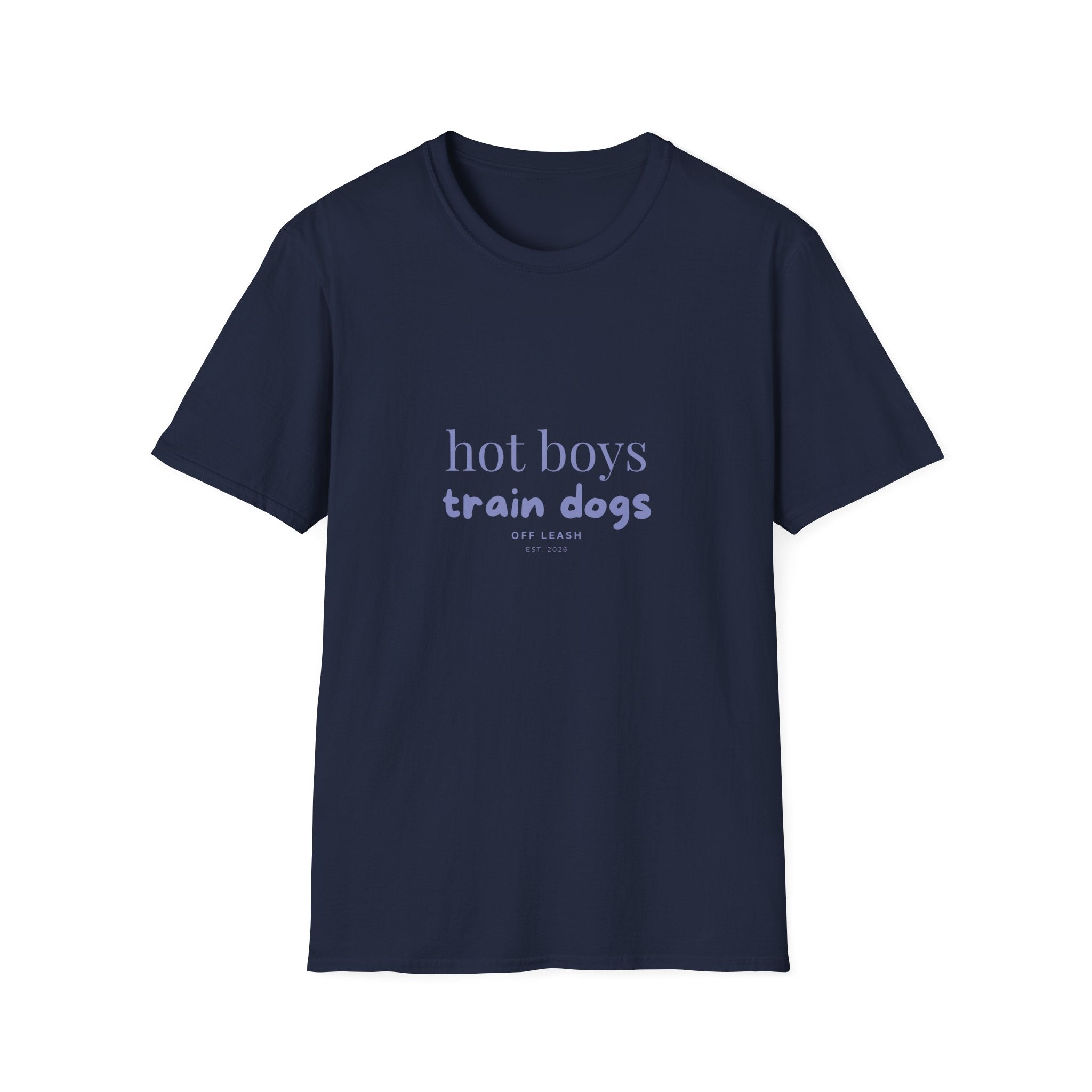 hot boys train dogs T-Shirt, 100% Baumwolle