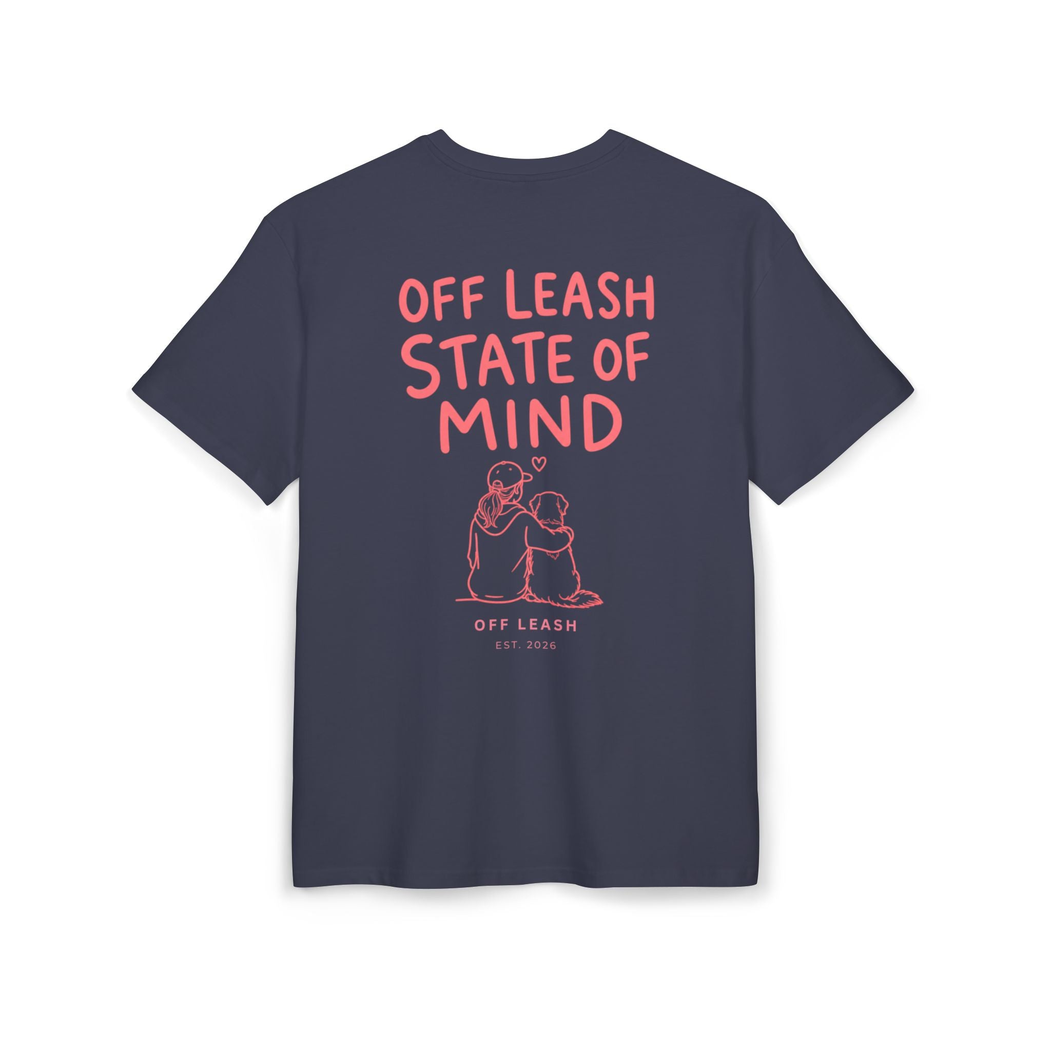 Oversize Shirt "Off Leash State of Mind"