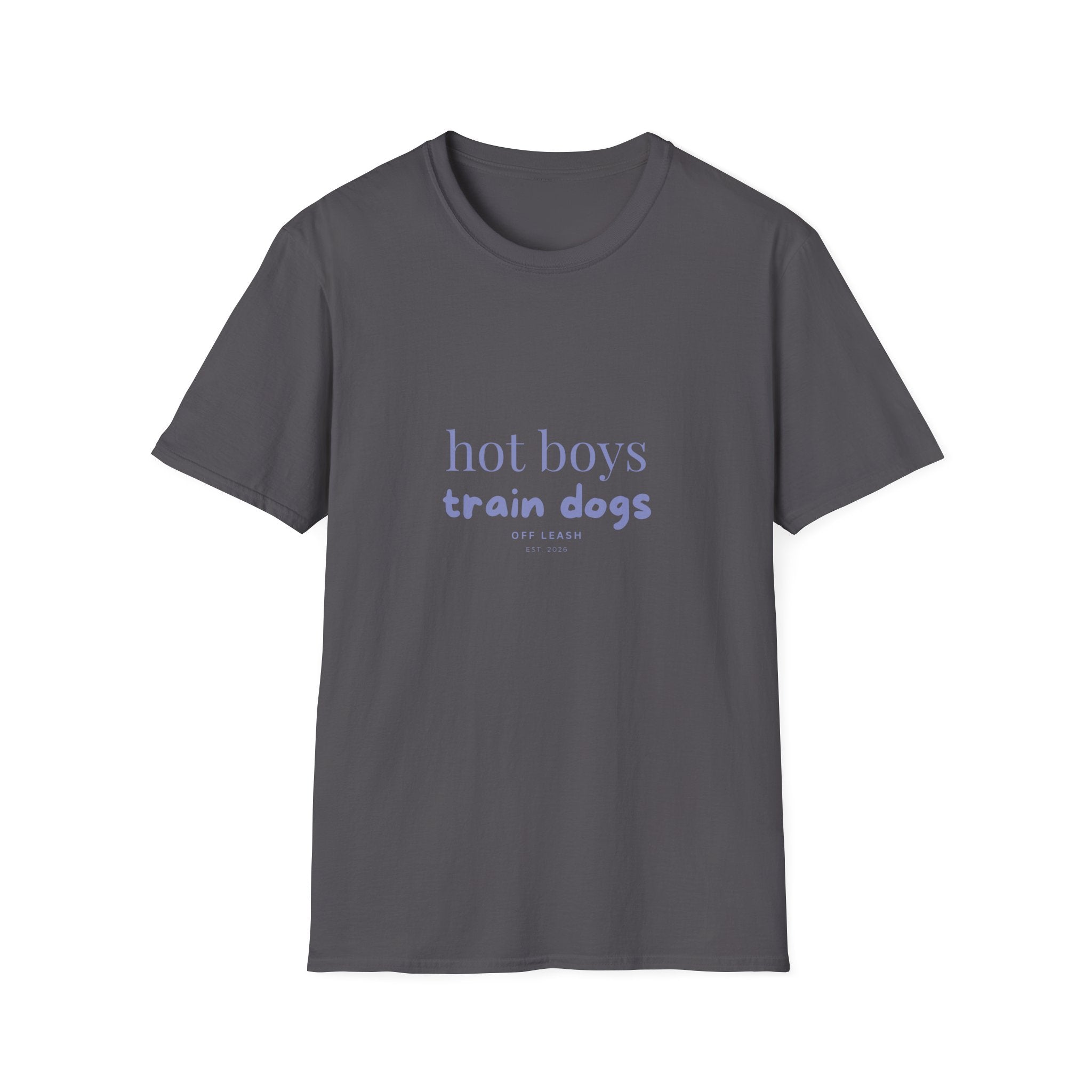 hot boys train dogs T-Shirt, 100% Baumwolle