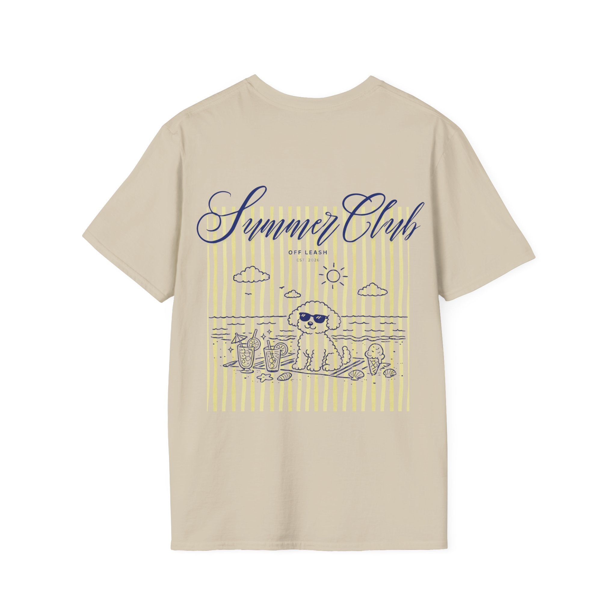Summer Club T-Shirt OFFLEASH - 100% Baumwolle