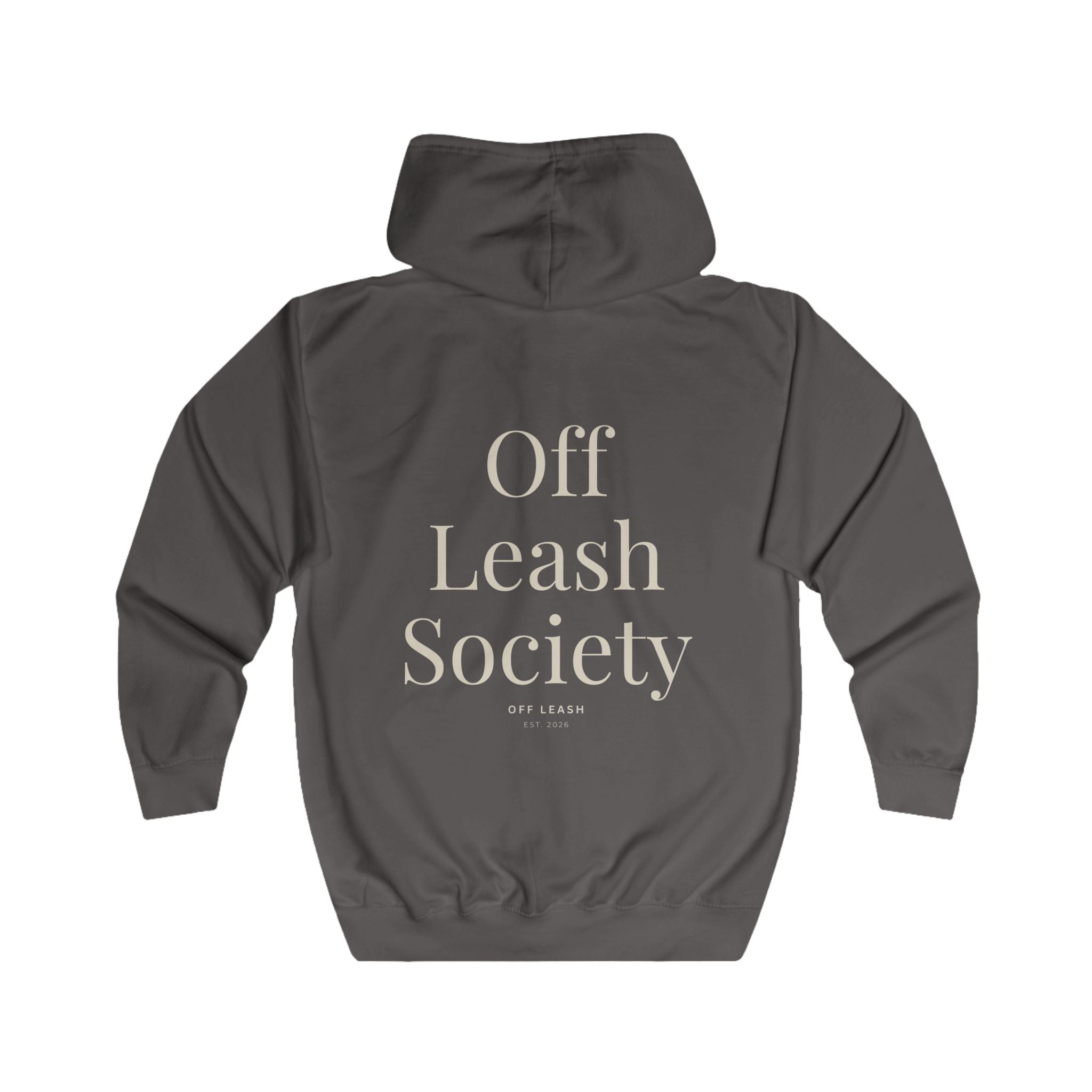 Off Leash Society Zipper Hoodie, OFFLEASH