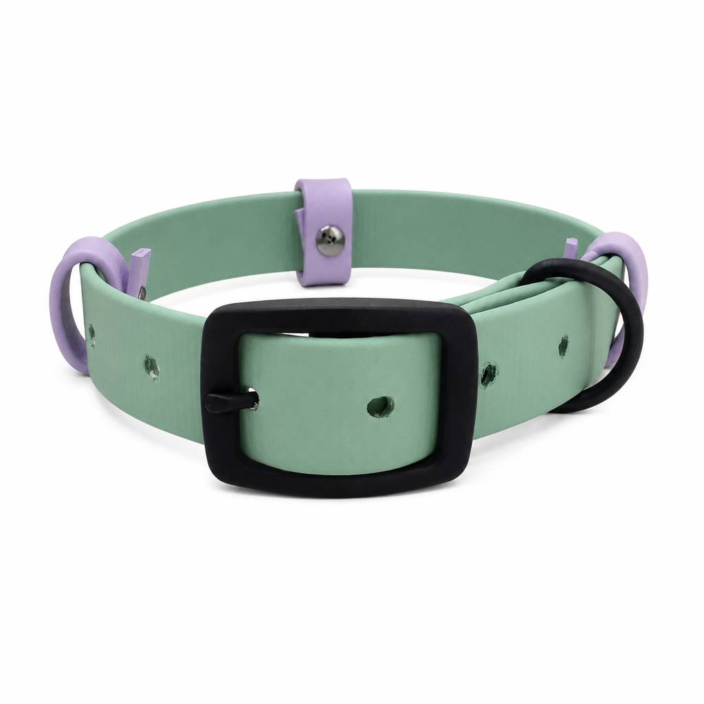 Biothane Halsband "Lavender Mint"