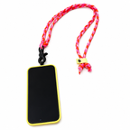 Handykette "Neon Summer" aus Paracord, pink-orange