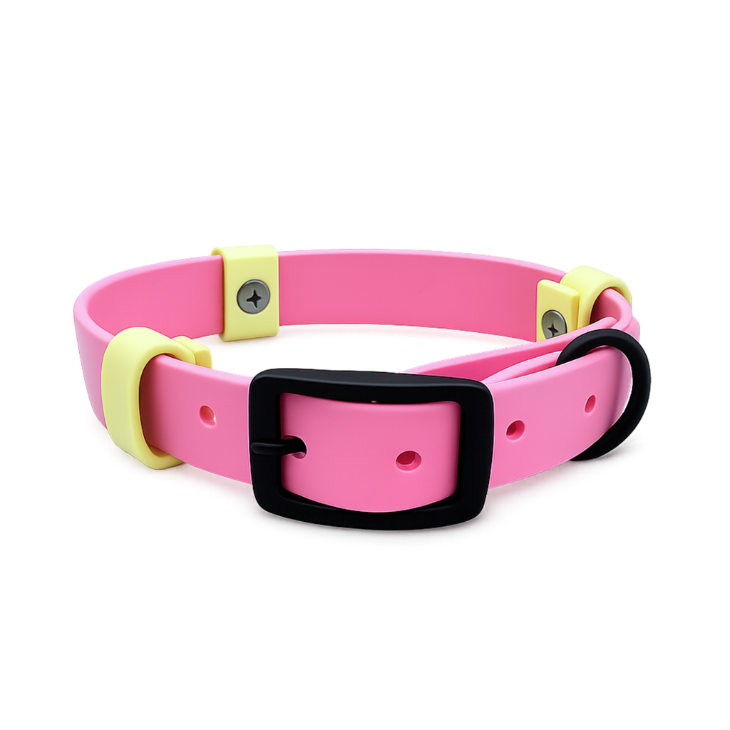 Biothane Halsband "Pink Lemonade"