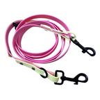 4-in-1 Biothane Leine "Pink Lemonade"