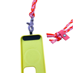 Handykette "Flieder Summer" aus Paracord, flieder-orange