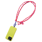 Handykette "Flieder Summer" aus Paracord, flieder-orange