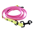 4-in-1 Biothane Leine Pastellpink/Pastellgelb