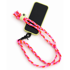 Handykette "Neon Summer" aus Paracord, pink-orange