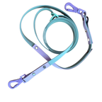 4-in-1 Biothane Leine "Lavender Mint" – Sage Grün und Flieder