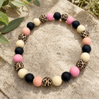 Hundeaccessoire Perlenhalskette „Wild Blossom“