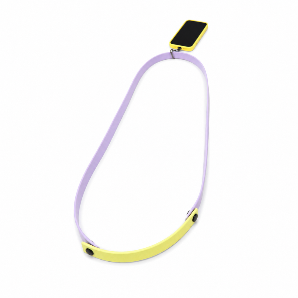 Handykette aus Biothane - "Lilac Lemon"