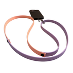 Handykette aus Biothane - Flieder/Peach